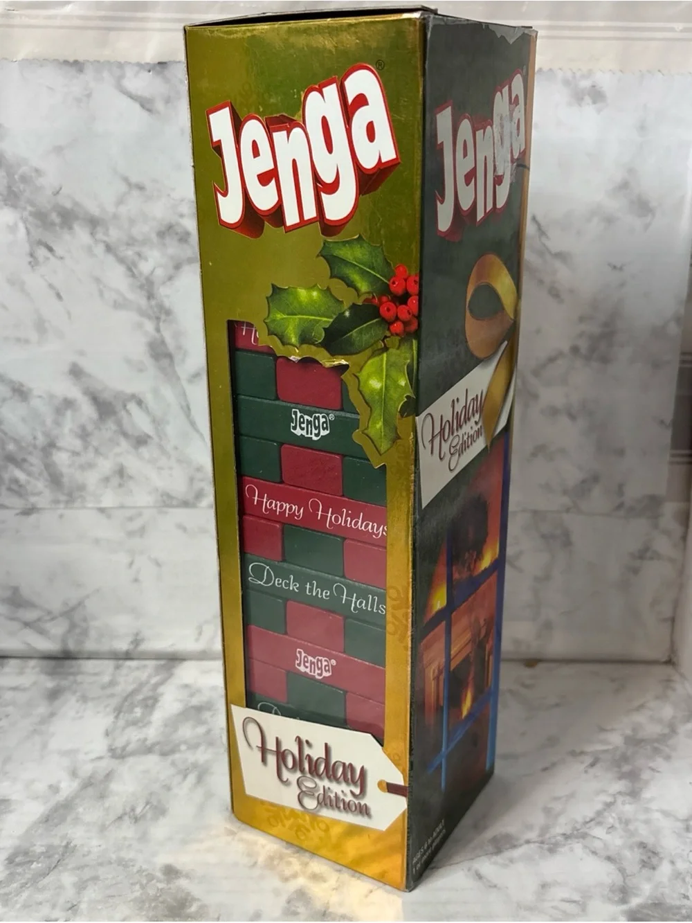 Rare 2007 Jenga Christmas Holiday Special Edition Collectors Sealed New Complete